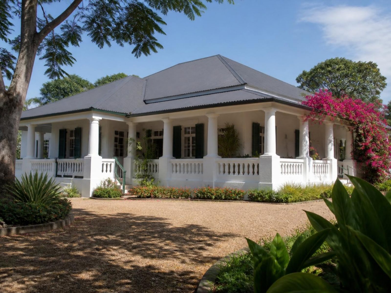 Renovated colonial-style house with veranda in Fajara, The Gambia