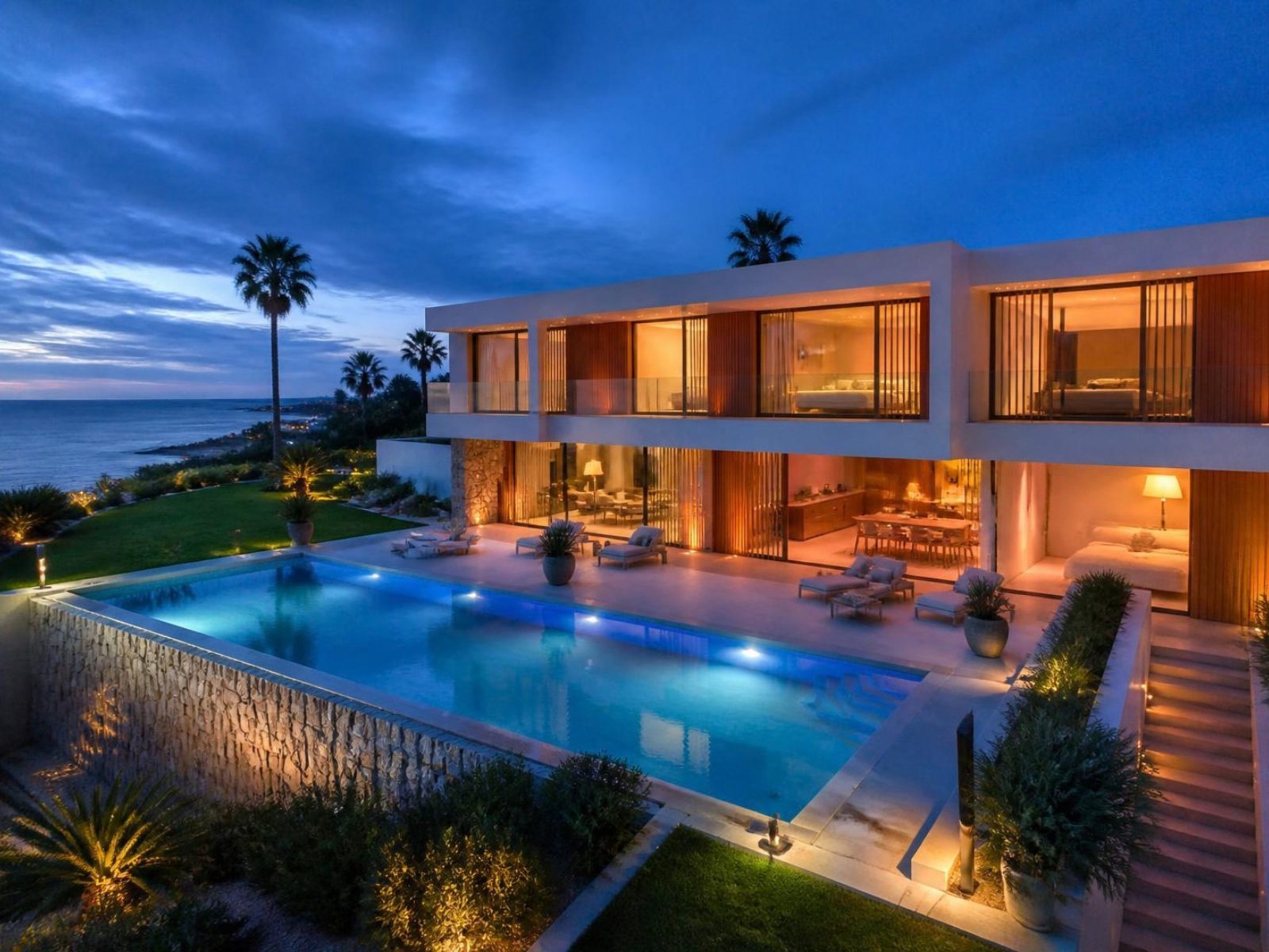 Modern villa with pool near the ocean in Bijilo, The Gambia